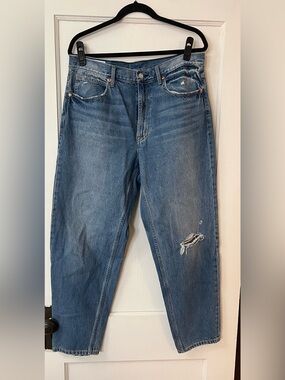 Womens GAP High Rise Barrel Jeans 31/12T